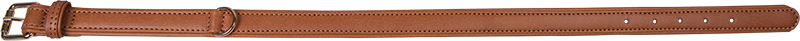 AB PROMENADE Artificial Leather Collar Cognac-20mmx60-70cm 