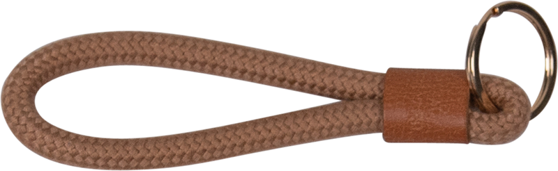AB PROMENADE Sleutelhanger Bruin- 10cm