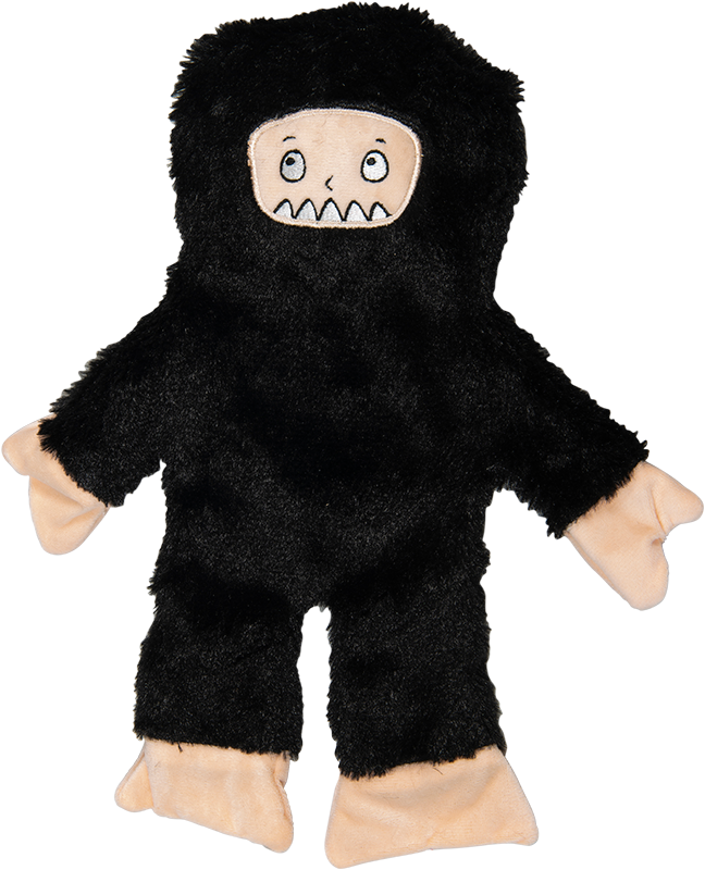 AB FLAT PLUSH TOY Yeti Zwart-35cm