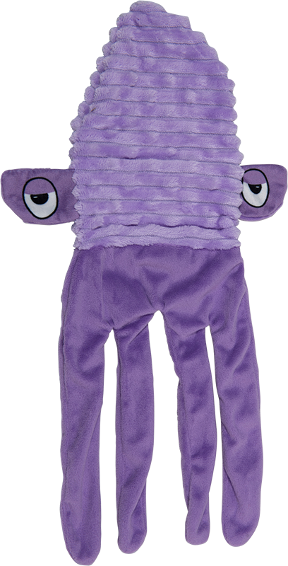 [AB50087] AB FLAT PLUSH TOY Inktvis Paars-43cm