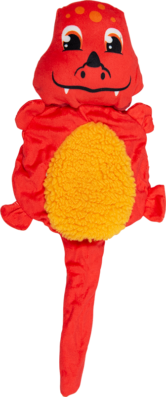 AB FLAT PLUSH TOY Bébé Dino Rouge-47cm