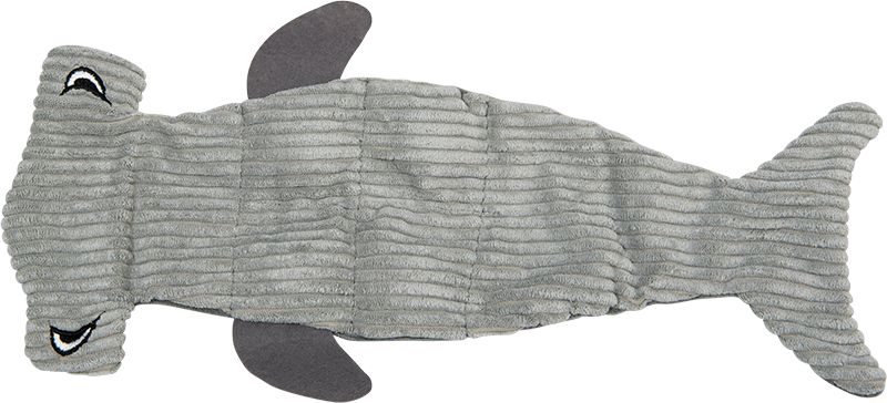 [AB50700] AB FLAT PLUSH TOY Hamerhaai Grijs-38cm