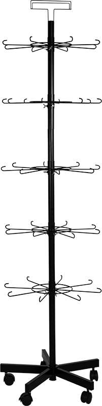 [PW076B] AB POS Carrousel Zwart-180x50cm