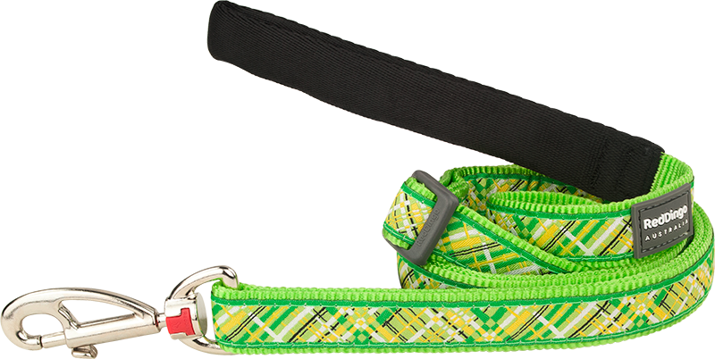 RD  Leiband Flanno Limoen Groen-S 15mmx1,8m