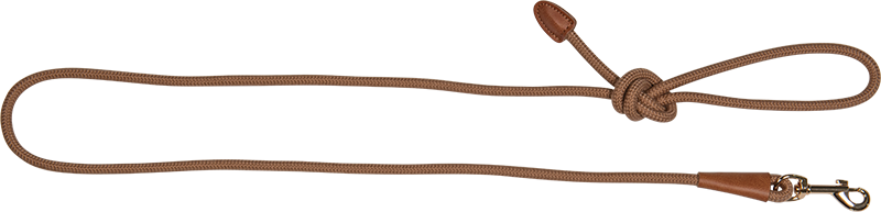 AB PROMENADE Laisse en corde Brun-8mmx150cm 
