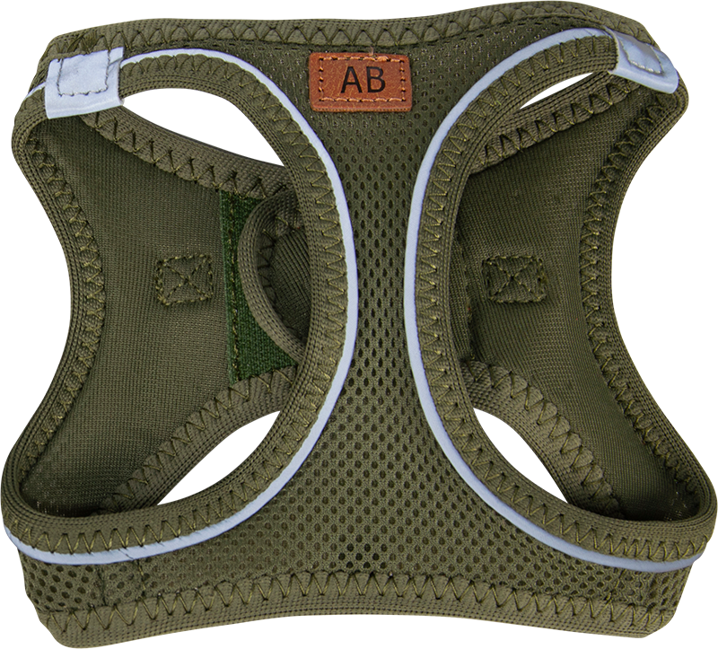 AB PROMENADE Air-Mesh Harnas Groen-XS 3-5kg