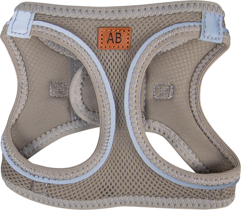 AB PROMENADE Air-Mesh Harnais Gris-XS 3-5kg