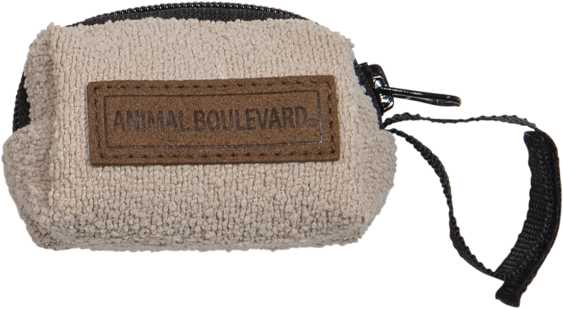 ​​AB HOME&AWAY Poepzakhouder Bouclé Beige- 8x4x4cm