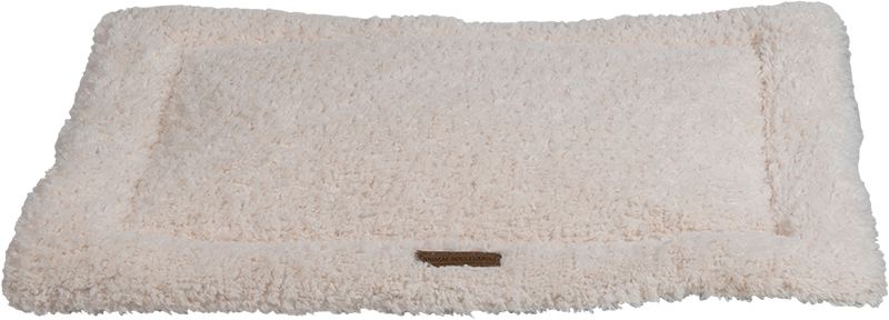 [AB12006] AB CURL PLUSH Benchkussen Wit-S 58x40cm