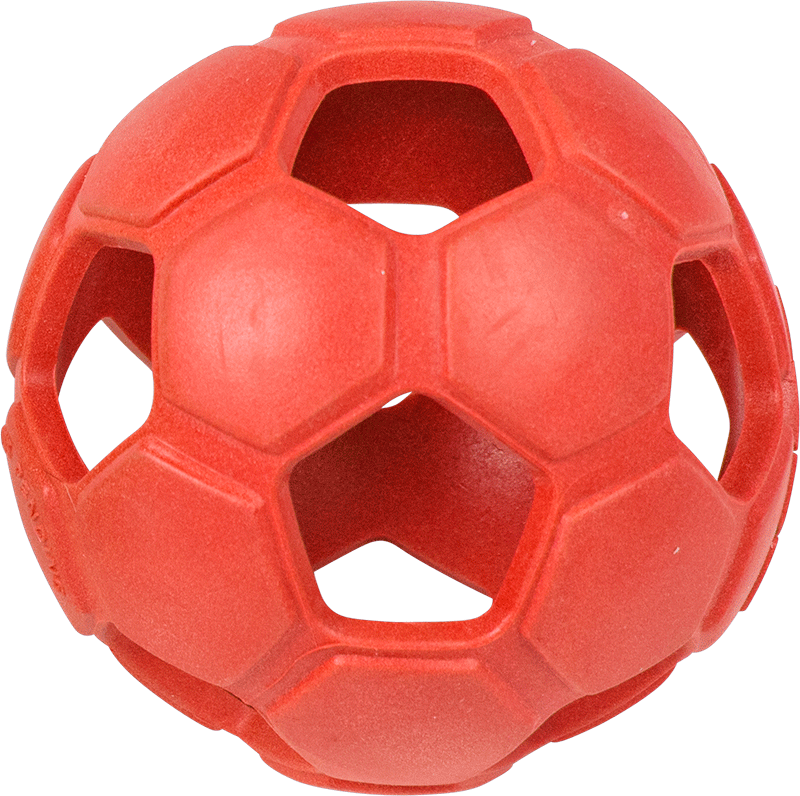 ​AB RUBBER TOY Bal Rood-Ø9cm