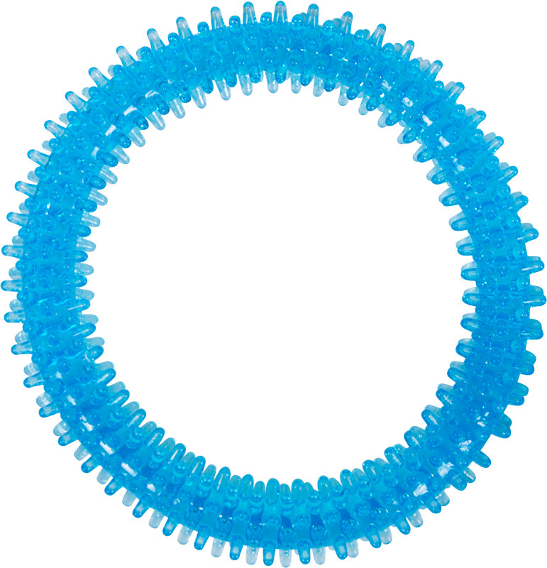 [AB50606] AB TPR TOY Spikering Lichtblauw-Ø14cm