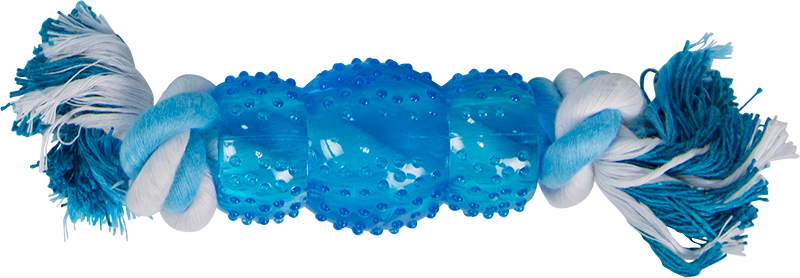 ​AB TPR TOY Been met Touw  Lichtblauw-7cm
