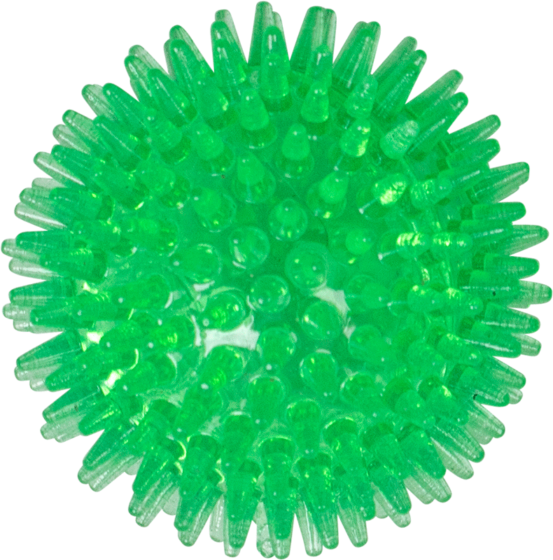 [AB50619] AB TPR TOY Spikebal Lichtgroen-Ø7cm