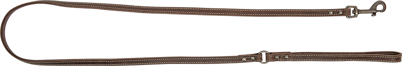 AB WAXED LEATHER Leiband Bruin- 12mmx120cm