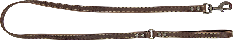 AB WAXED LEATHER Leiband Bruin- 16mmx120cm