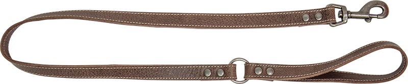 AB WAXED LEATHER Leiband Bruin- 20mmx100cm