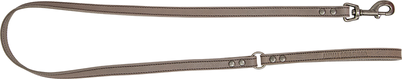 AB WAXED LEATHER Leiband Grijs- 16mmx120cm