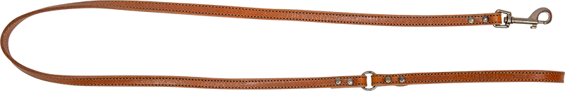 AB WAXED LEATHER Leiband Cognac- 12mmx120cm