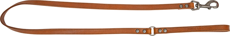 AB WAXED LEATHER Leiband Cognac- 16mmx120cm
