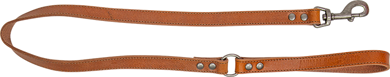AB WAXED LEATHER Leiband Cognac- 20mmx100cm