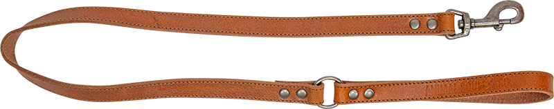 [AB30643] AB WAXED LEATHER Leiband Cognac- 20mmx100cm