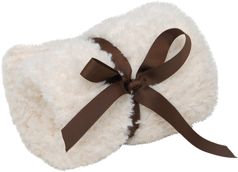 AB CURL PLUSH Couverture Blanc-S 110x75cm