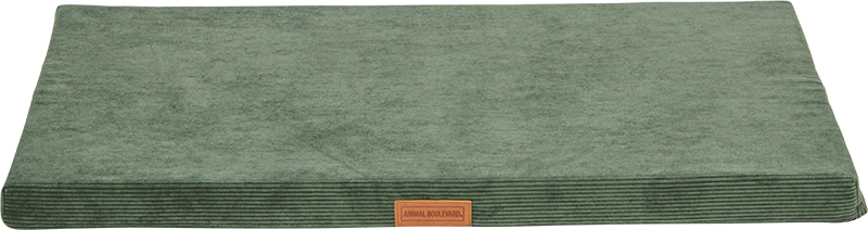 AB CORDUROY Käfig Matratze Moosgrün-XL 104x68x5cm