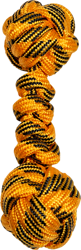 AB Haltère en corde Jaune/Noir-115-125g 21cm