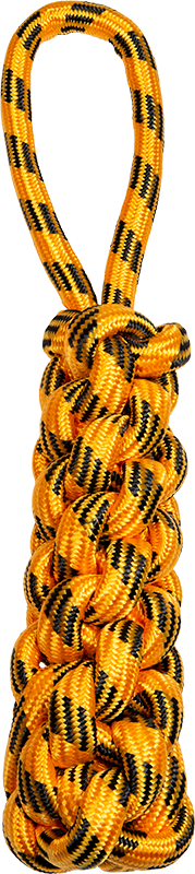 AB Chew Knot with Loop Yellow/Black-380-400g 49cm