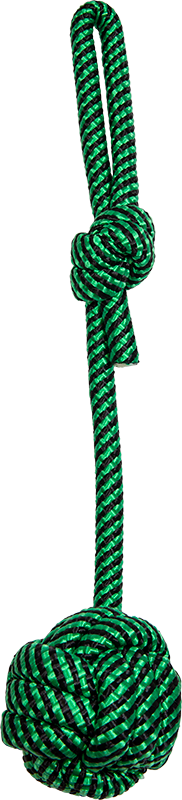 AB Tau-Ball mit Schlaufe Grün/Schwarz-255-265g 53cm