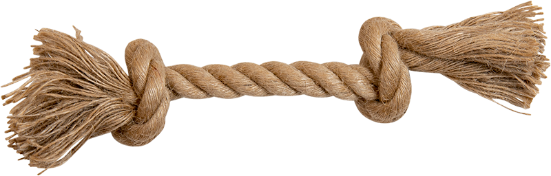 AB Trektouw 2 Knopen Naturel-40-50g 22cm