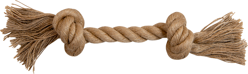 [AB50225] AB Pull Rope 2 Knots Natural-120-130g 28cm