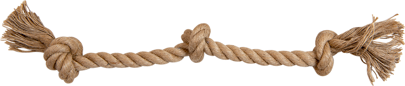 AB Pull Rope 3 Knots Natural-105-115g 44cm
