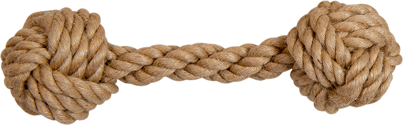 AB Rope Dumbbell Natural-120-130g 17,8cm