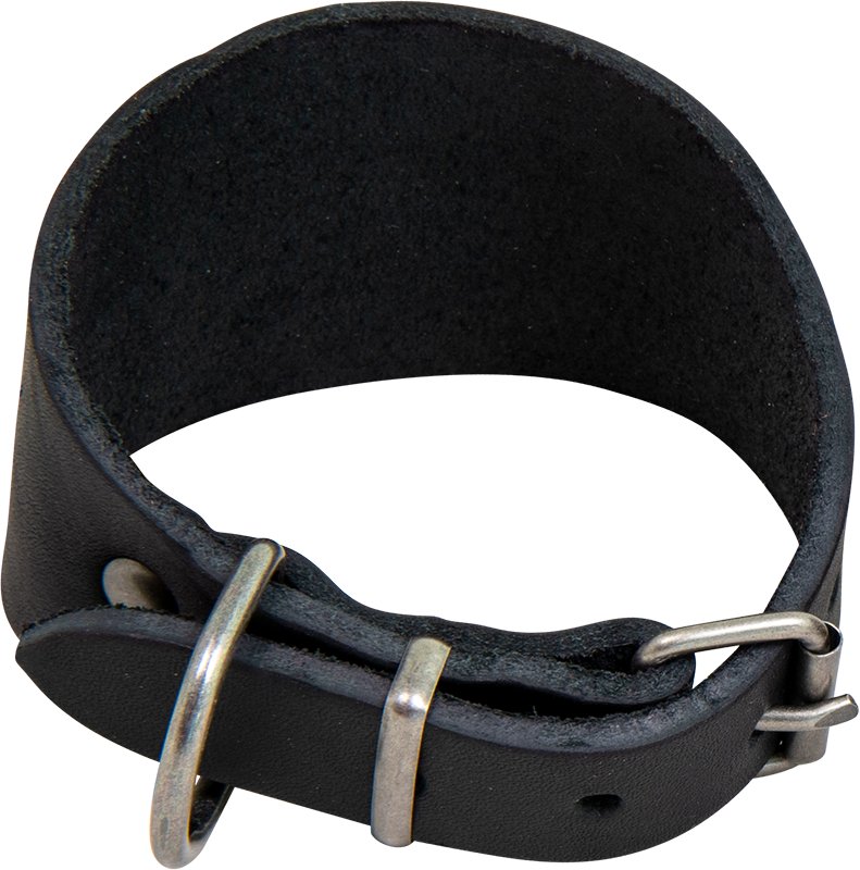 [AB30025] AB COUNTRY LEATHER Greyhound Halsband Schwarz-35-40cm