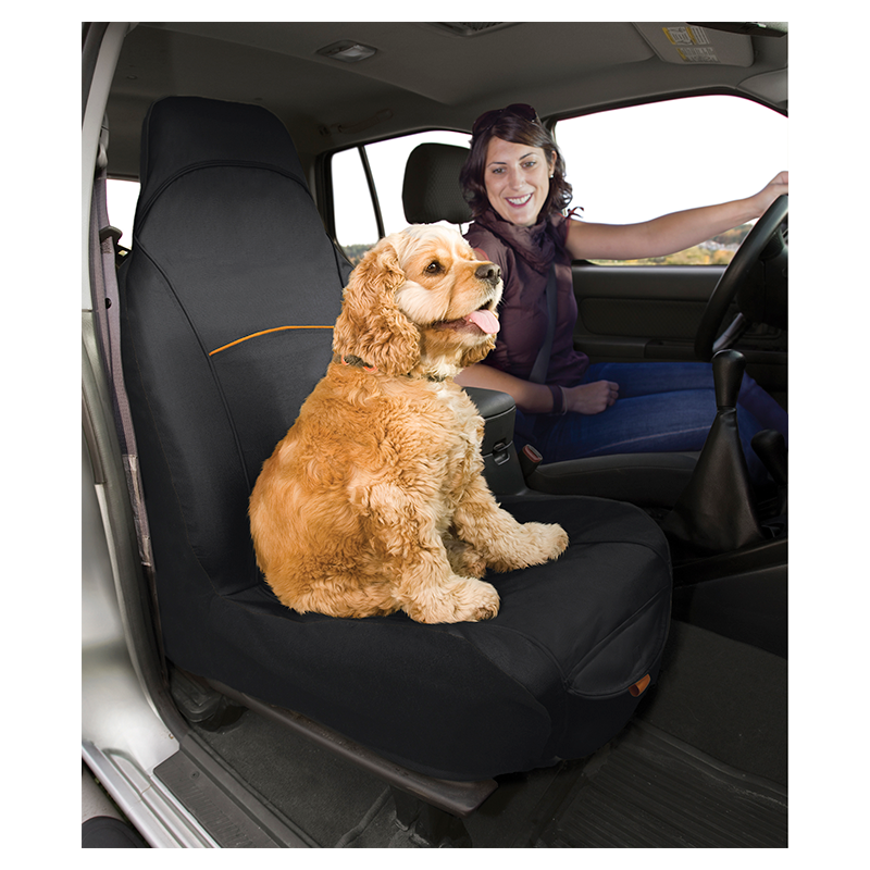 KURGO Co-Pilot Bucket Seat Cover Black-152x43-53cm