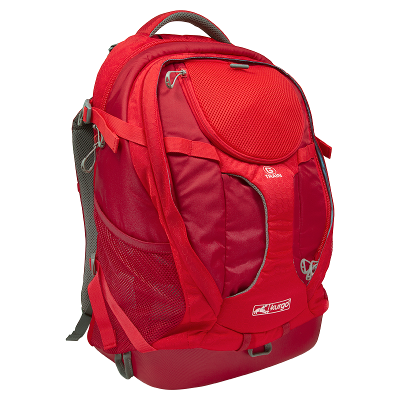 KURGO G-Train K9 Hondenugzak Rood-11kg 33x25x53cm