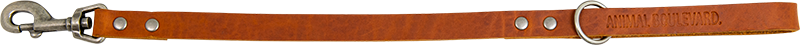 AB COUNTRY LEATHER HD kurze Leine Cognac-20mmx60cm