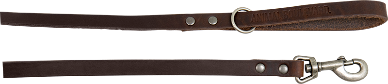 AB COUNTRY LEATHER Leash Brown-12mmx130cm