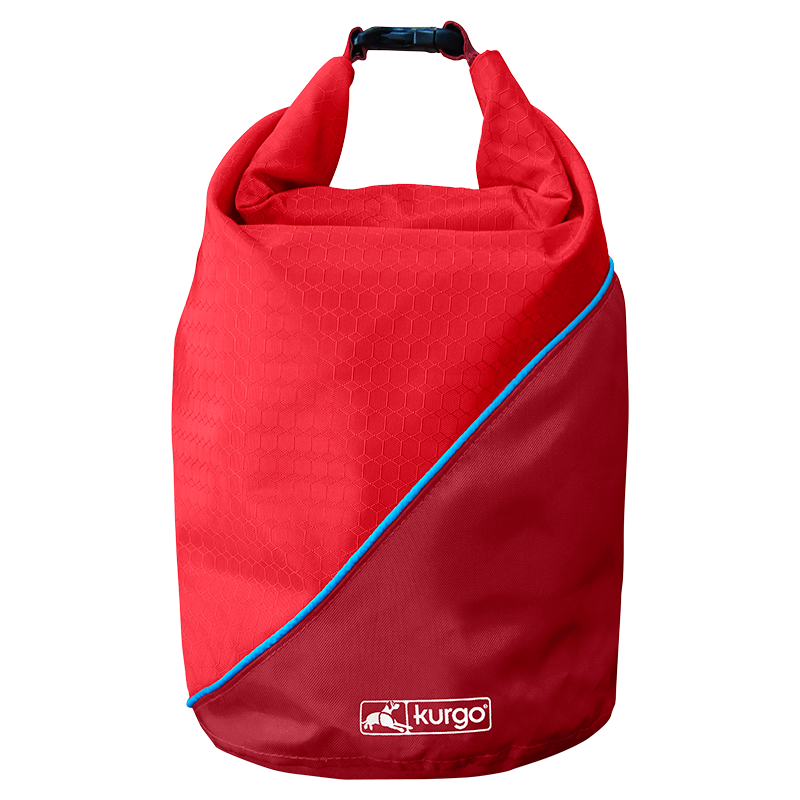KURGO Kibble Tasche für Futter Rot-2,2kg 18x18x36cm