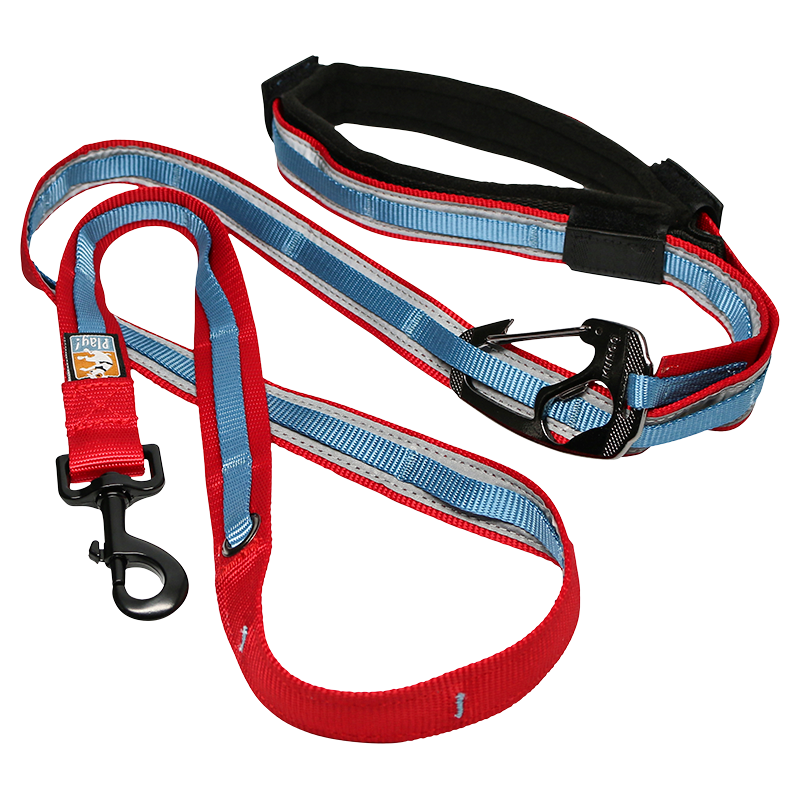 [K01132] KURGO Reflect & Protect Quantum 6-in-1 Leash Red-122-182cm