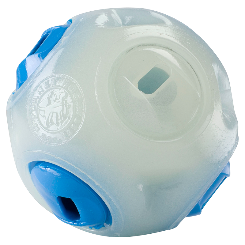PD ORBEE-TUFF Whistle Ball Glow white/Blue- Ø6,5cm