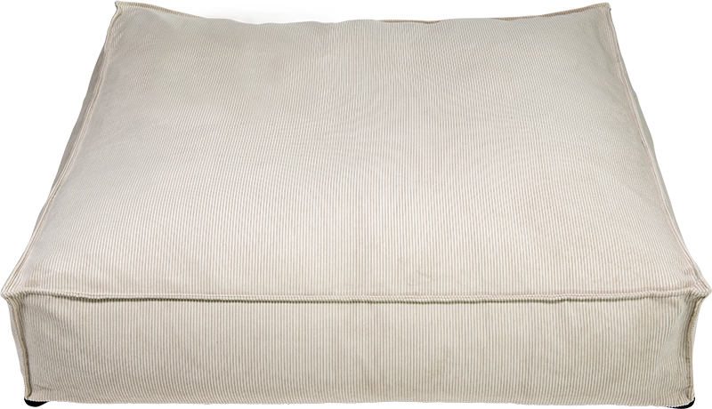 [AB10117] AB SQUARE Orthopädisches Hundebett Strandsand-L 100x100x20cm