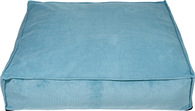 AB SQUARE Orthopädisches Hundebett Eisblau-L 100x100x20cm