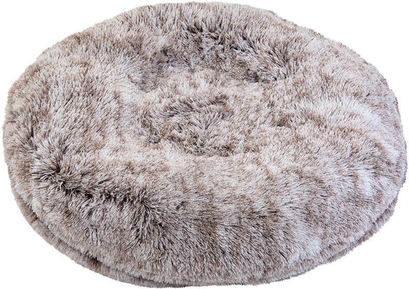 AB SOFT BED Long Plush Braun-L Ø100cm