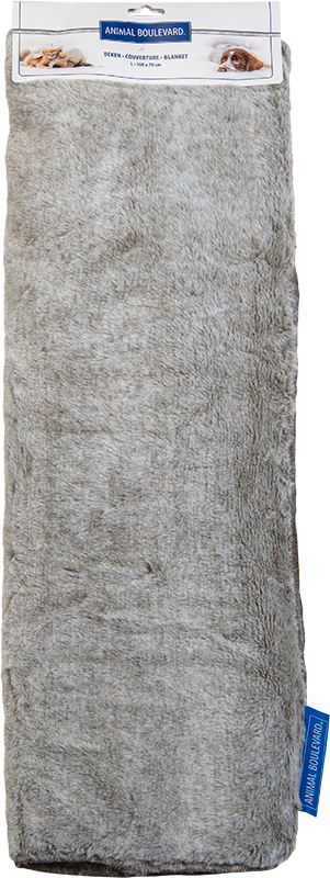 AB COUVERTURE Plush Brun-L 100x70cm
