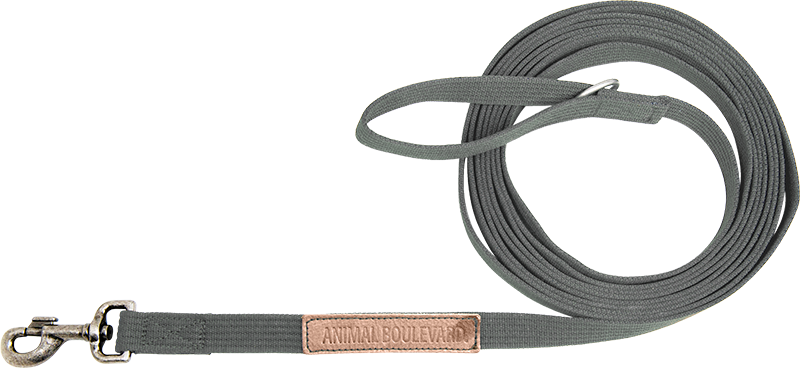 AB CANVAS Schleppleine Grau-16mmx5m