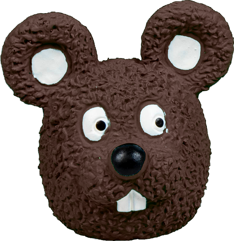 AB LATEX TOY Souris Brun-6,5cm