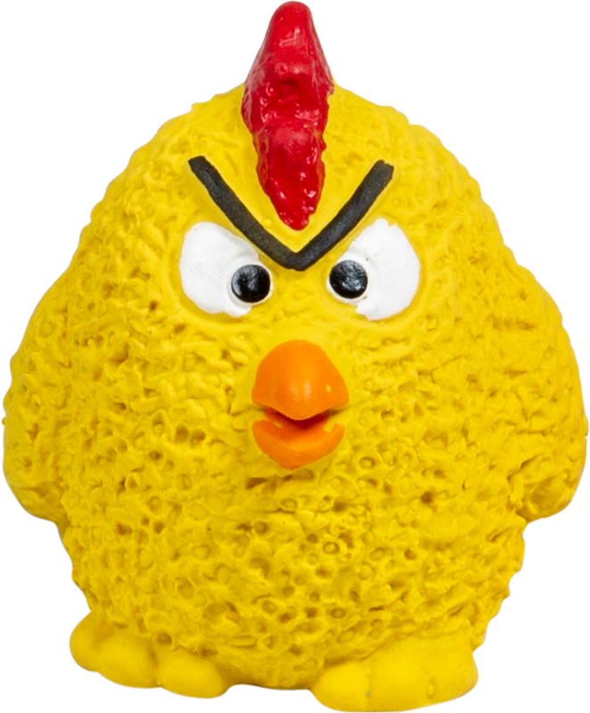 AB LATEX TOY Poulet Jaune-6,5cm