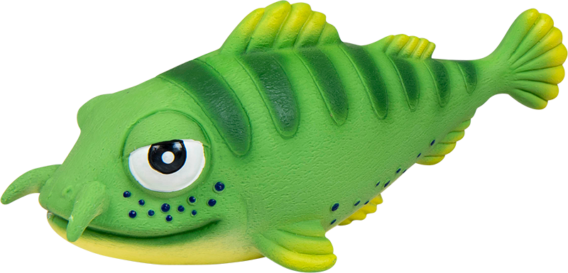 AB LATEX TOY Fish Green-25cm